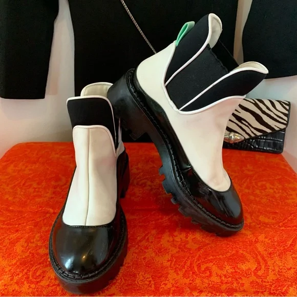 Zara Color Block Chelsea Boots - Picture 4 of 16